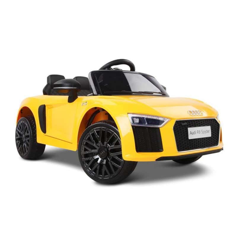 Elektroauto Kinder Gelber Audi R8