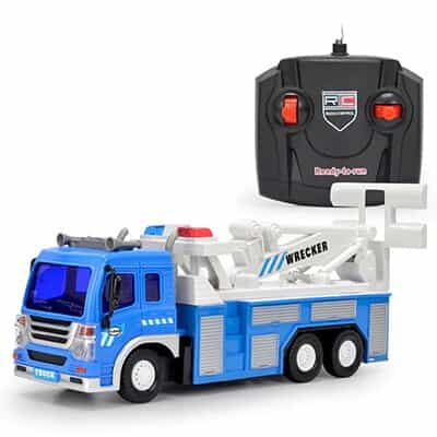 Ferngesteuerte Lkw Blauer Feuerwehrmann