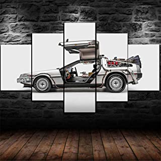 Wandbild Auto Delorean