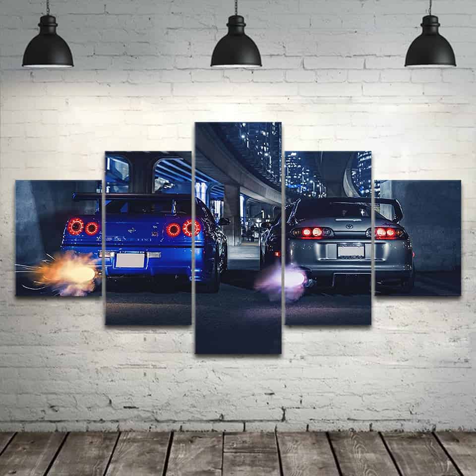 Wandbild Auto Dekoration