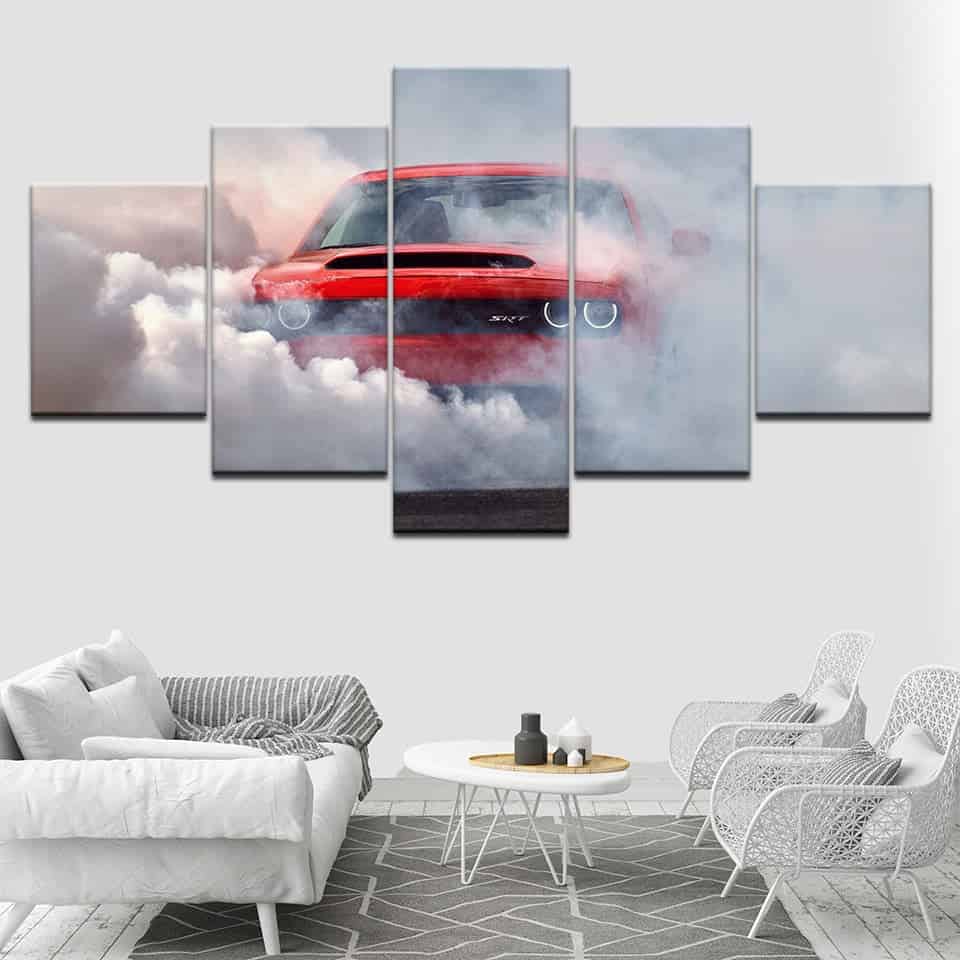 Wandbild Auto Drift