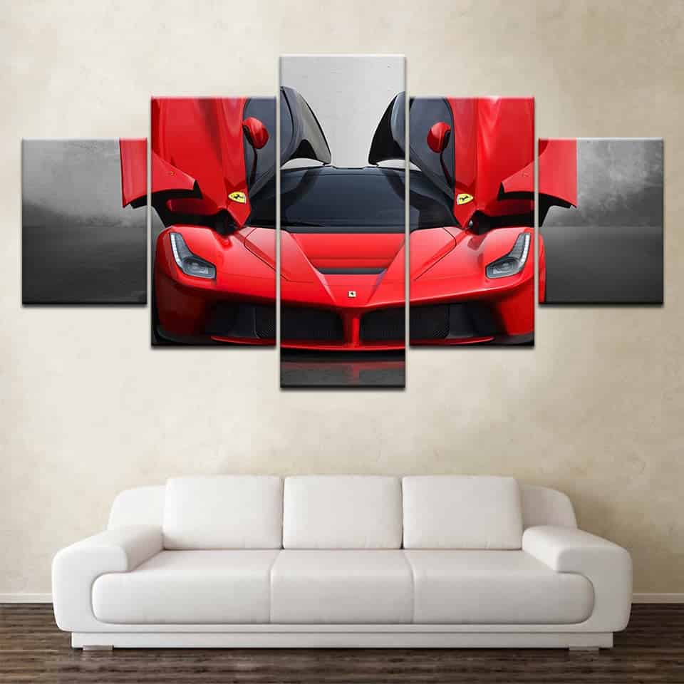 Wandbild Auto Ferrari