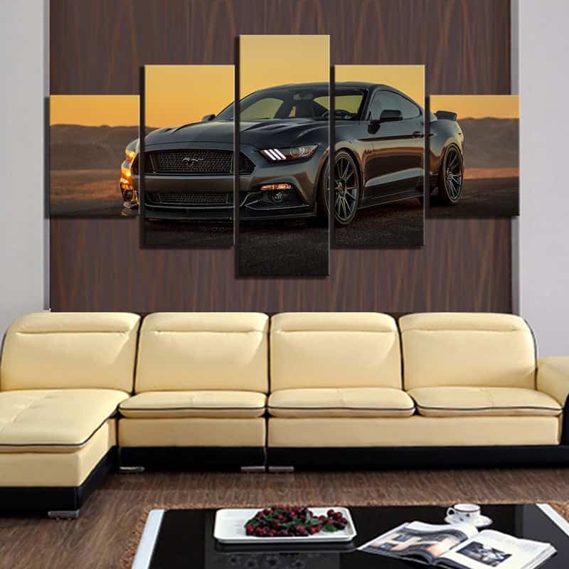 Wandbild Auto Mustang