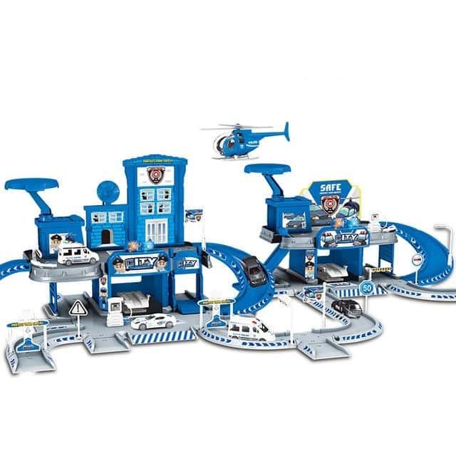 Polizei Auto Spielzeug Station