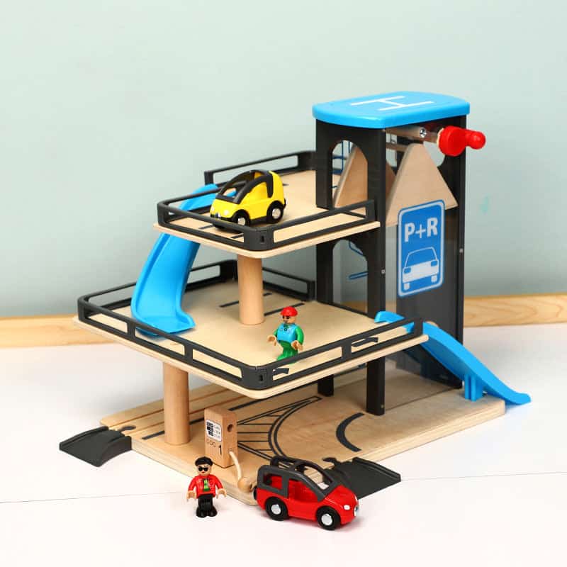 Parkgarage Holz Parkplatz