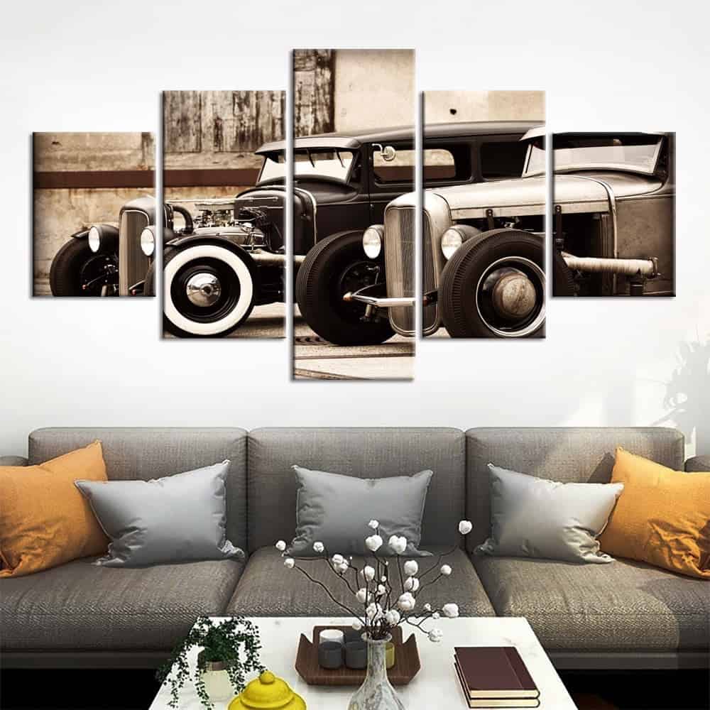Wandbild Auto Altes Amerikanisches