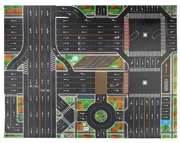 Autoteppich Kinder Straße