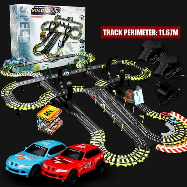 Autorennbahn Elektrisch Großes Spielzeug
