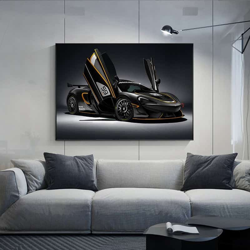Auto Leinwand Sportwagen