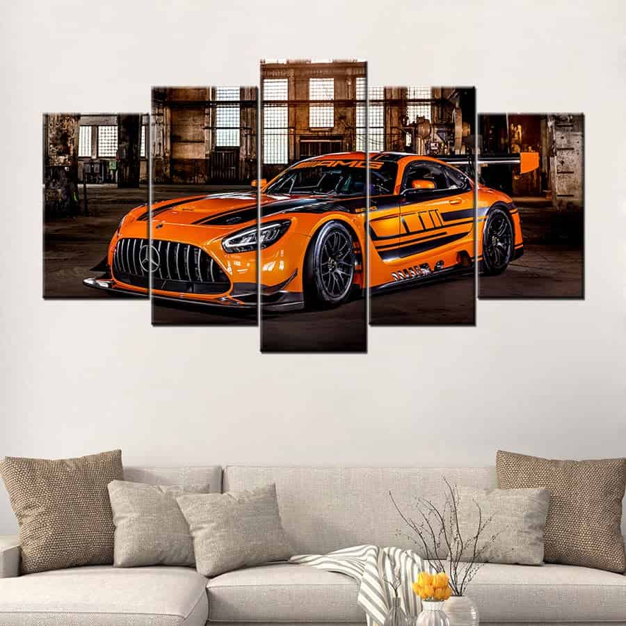 Wandbild Auto Mercedes Amg Gt