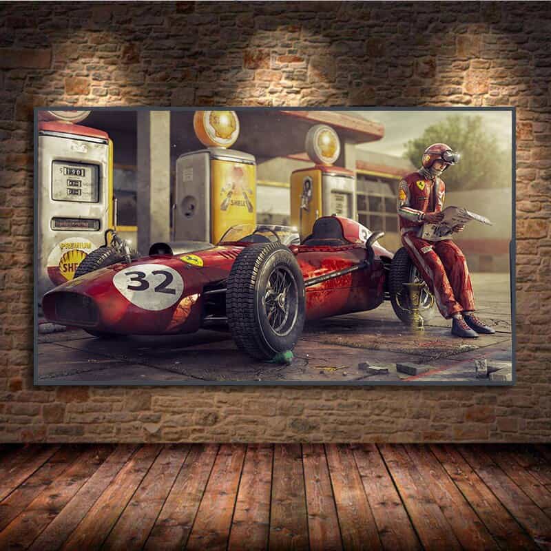 Auto Leinwand