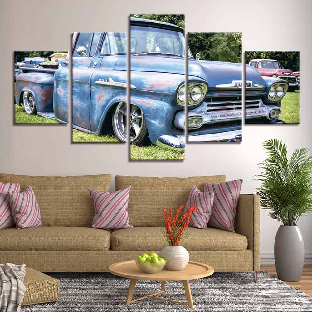 Wandbild Auto Amerikanisch