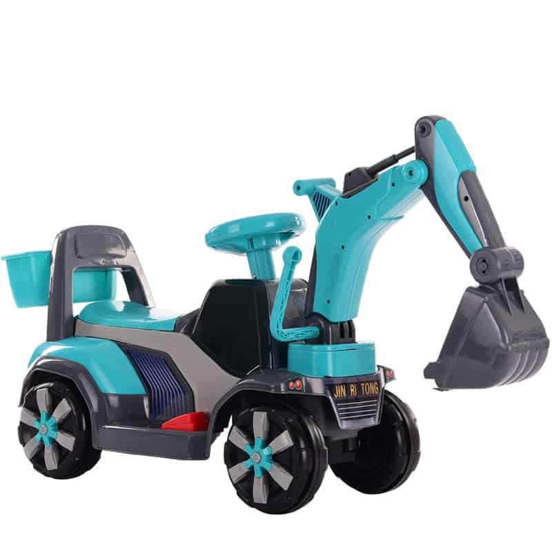 Rutschauto Blauer Baggerwagen