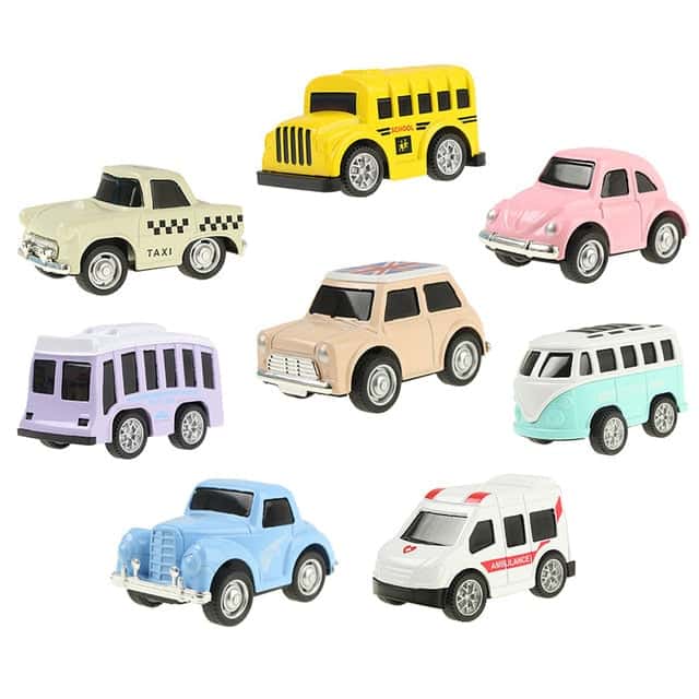 Spielzeugautos Packung