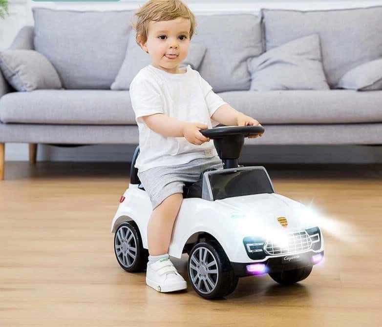 Rutschauto Weißes Auto