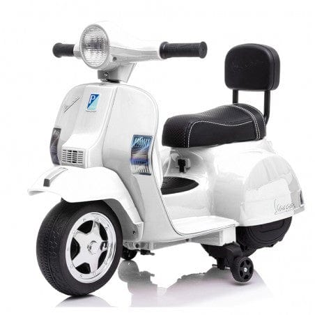 Elektromotorrad Kinder Weißer Roller