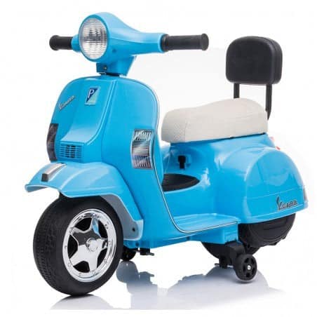 Elektromotorrad Kinder Blauer Roller